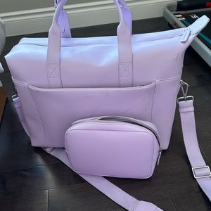 Monos Metro Duffle Bag - Lavender Vegan Leather